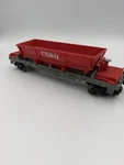 Lionel Gauge Burlington Cb&q Coal Dump Car # 6-16676 With Load / Wth Box. Fixed Price $24.99.