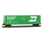 Micro-trains Z Scale 511 00 124 Burlington Northern Plug Door Boxcar #321853. Fixed Price $29.95.
