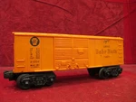 Lionel X-1004 O27 Scale Curtiss Baby Ruth Candy Orange Box Car. Fixed Price $7.50.