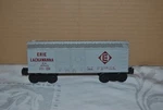 Lionel No. 9043 Erie Lackawanna Box Car Gauge Nice- Look !!!!!!. Fixed Price $19.99.