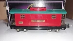 Mth Tinplate Traditions Gauge No 817 Caboose 10-1042 Red & Peacock Roof (AA879. Fixed Price $34.95.