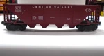 Lionel Lines Post War No. 6436 Red Lehigh Valley Bay Hopper. Fixed Price $19.50.