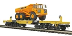 Mth Premier 20-98499 47' Heavy Duty Flatcar W/volvo A25C Articulated Hauler. Fixed Price $149.99.