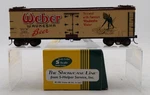 S-helper 01882 Gauge Weber Waukesha Beer 40' Wooden Billboard Reefer #3301 Ln. Fixed Price $37.59.