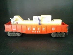 Lionel Gauge Vintage Erie Animated Cop & Hobo Gondola #6-9307 Original Box. Fixed Price $65.00.