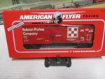 Amer Flyer 6-48477 Ralston Purina Box Car (jm). Fixed Price $45.00.