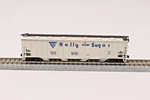 N Scale Ahm Bay Covered Hopper Holly Sugar Gacx 42764. Fixed Price $9.89.
