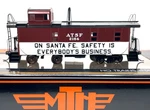 Ho Mth 85-77016 Steel Caboose Santa Fe Atsf # 2164 Broken Truck. Fixed Price $79.99.