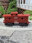 Vintage Marx Nyc 18326 O/027 Gauge New York Central Tuscan Red Caboose. Fixed Price $12.95.