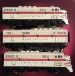 Mth Premier Burlington F-3 Aba Diesel Engine Set Protosound 2! 20-2307-1 Scale. Fixed Price $649.95.