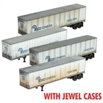 Micro-trains 98302223 Conrail Trailvan Weathered Trailer Set Freight Car. Fixed Price $124.95.