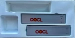 Ho 1:87 Con-cor 8401-2 40' Smooth Side Shipping Containers (2 Pcs.) Oocl. Fixed Price $15.95.