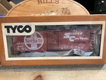 Tyco Ho Scale Santa Fe 40' Steel Side Boxcar Nos. Fixed Price $11.19.