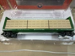 Lionel 6-39487 Burlington Northern I-beam Flatcar. Fixed Price $49.95.