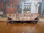 Scalr Trains Tyco Virginian Operating Hopper #vgn 2106 Weathered. Fixed Price $10.99.