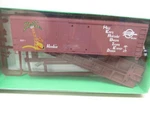 BOWSER-#3-1034-MO-PAC 'herbie Safety CAR'40' Boxcar -kit Ho Scale. Fixed Price $15.00.