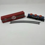 2PC Lot Bachmann Ho 43-1001-A5 Dome Tank Car Union 76, 43-1011-07 So Pacific Box. Fixed Price $14.99.