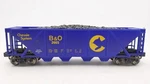 Menards 279-3574 Gauge B&o Chessie Hopper Car #2665 Ex. Fixed Price $27.29.