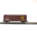 N-scale Box Car; #175024, Atlas, New York Central, 40' Early Bird, Rapido Coupl. Fixed Price $10.00.