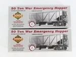 Scale Proto 2000 Kit #23807 C&o Chesapeake Ohio 2-BAY Hopper 2-PACK. Fixed Price $69.95.