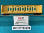 53050 Micro Trains Milwaukee Road Flat Car #63035 Scale New. Fixed Price $22.95.