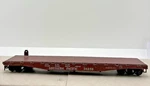Athearn Ho Southern Pacific Sp 30259 Stake Flat Train Car Railroad Kadee. Fixed Price $7.80.