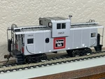 Burlington Route - Wide Vision Caboose " Silver W/ Square Logo Ho Scale New. Fixed Price $65.95.