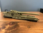Ho Model Power Military Action Series 99163 U.s. Army Big Cannon Car Used. Fixed Price $40.00.