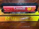 Canada Wheatboard Red 4 Bay Hopper Car - Guage Mth Railking New Oop. Fixed Price $129.95.