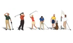 Woodland Scenics A1907 Ho Scale Figures - Golfers. Fixed Price $16.99.