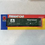 Life-like Trains 8493 Ho Scale 60' Thrall Door Weyer Haeuser Box Car New Nos. Fixed Price $21.92.