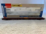 Walthers Goldline #932-40306 Ho Scale Sp 89' Flush Deck Flatcar #900058. Fixed Price $29.99.