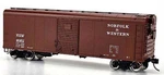 Bowser 43314 Ho Scale X31 B1 Round Roof Double Door Boxcar Norfolk Western N&w. Fixed Price $24.99.