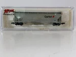 Atlas 3956 Acf 4 Bay Centerflow Carlon, Scale. Fixed Price $15.00.