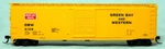 Ho Accurail #4108 50' Single Door Steel Boxcar Gb&w Built Up. Fixed Price $18.39.