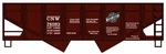 Accurail 81741 Scale Usra 55 Ton Twin Hopper Kit Chicago & North Western Cnw. Fixed Price $18.99.