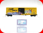 Scale **railbox Blue Bird** Graffiti Car #149 Of 500 - Micro Trains *rare. Fixed Price $67.95.