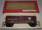 Mantua Ho Scale 41' Pennsylvania 32351 Heavy Steel Box Car #734-020. Fixed Price $7.99.