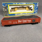 Ho Scale Burlington Cb&o 3166 40' Gondola Train Car With Coal Load Ahm Red. Fixed Price $15.99.
