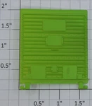 Lionel 9743-12 Neon Green 5-PANEL Box Car Door (10). Fixed Price $10.00.
