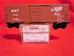 Blue Label 24229 (KD24060) M-k-t 40' Box Car W/o #97689 'used' N-scale. Fixed Price $39.95.