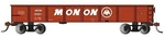 Bachmann 17218 Ho Scale 40' Gondola Silver Series Monon #3301. Fixed Price $31.99.