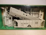 Bowser Missouri Pacific Stlb&m 70-TON 2-BAY Cov'd Hopper Kit Nib!. Fixed Price $14.98.