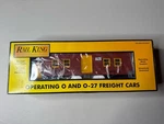 Rail King Mth Electric Trains Operating And O-27 Freight Car 91828. Fixed Price $55.00.