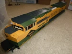 Mth Scale Reading Bee Line 1067 Diesel Locomotive Body Shell 28" Long. Fixed Price $199.00.