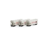 Athearn Genesis Acf 2970 Covered Hopper Cb&q 3 ATHGN24691 Rolling Stock. Fixed Price $99.99.