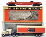 Lionel 6-52040 Gauge Ttos Flatcar With Tractor & Trailer Ln/box. Fixed Price $32.79.