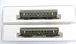 Pair Of Z Scale Marklin Mini-club 8730 3RD Class Bavarian Coaches Brand New. Fixed Price $42.50.