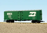 Usa Trains R16513 Burlington Northern 40' Reefer Car Green/silver. Fixed Price $144.95.