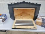 Solid Wood Corner Bread Box Kitchen Storage Cabinet Rustic Cubby. Fixed Price $179.20.